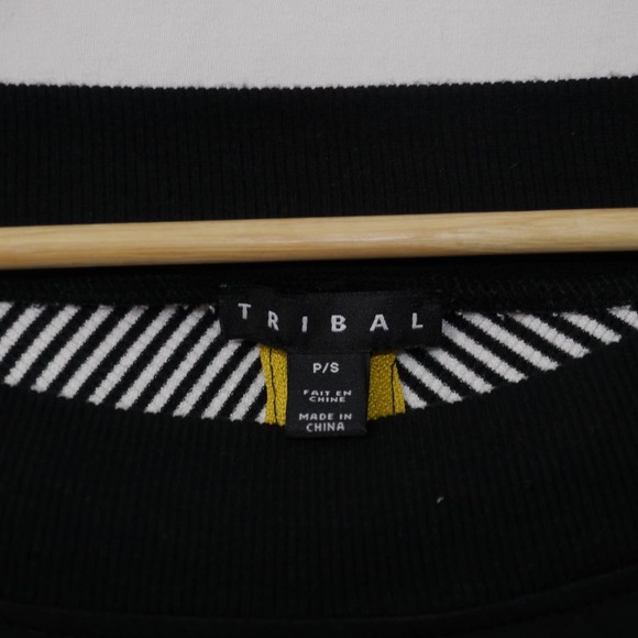 Tribal 3/4 Sleeve Boat Neck Shirt Size S - Picture 5 of 10